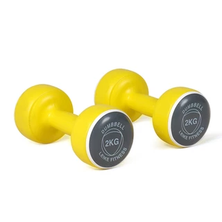 Leikefitness ดัมเบล 2 kg （1 คู่）ดัมเบลยาง1.5-6กก.สำหรับลดไขมันต้นแขน ดัมเบลผู้หญิง ดัมเบลขนาดเล็ก 7สีให้เลือก