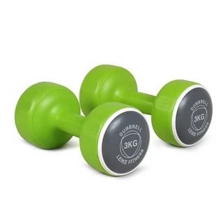Leikefitness ดัมเบล 2 kg （1 คู่）ดัมเบลยาง1.5-6กก.สำหรับลดไขมันต้นแขน ดัมเบลผู้หญิง ดัมเบลขนาดเล็ก 7สีให้เลือก