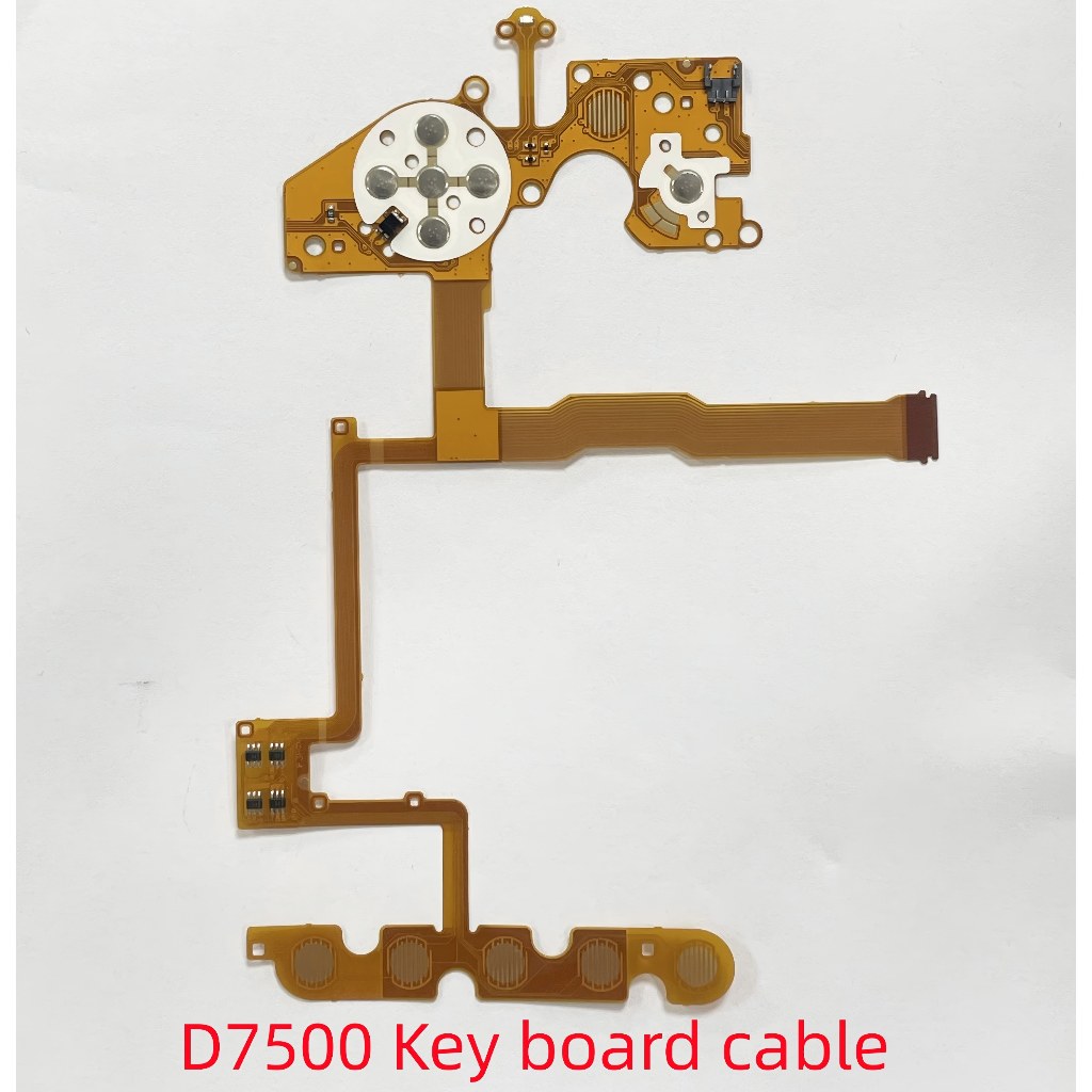 ใหม่ D7500 กลับ Flex สายปุ่มกุญแจสําหรับ Nikon D7500 Key Cable Replacement Part
