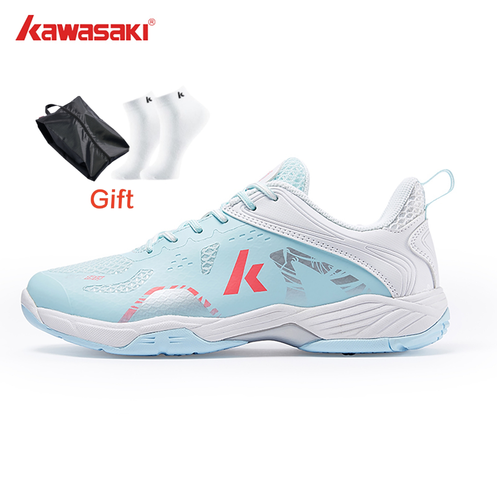 KAWASAKI คาวาซากิ Pickleball รองเท้ารองเท้าแบดมินตัน Honor Series B3322&C4322 ผู้ชายและผู้หญิงรองเท้า Professional Training Anti slip ทนทาน Shock Absorbing Retro กีฬารองเท้า