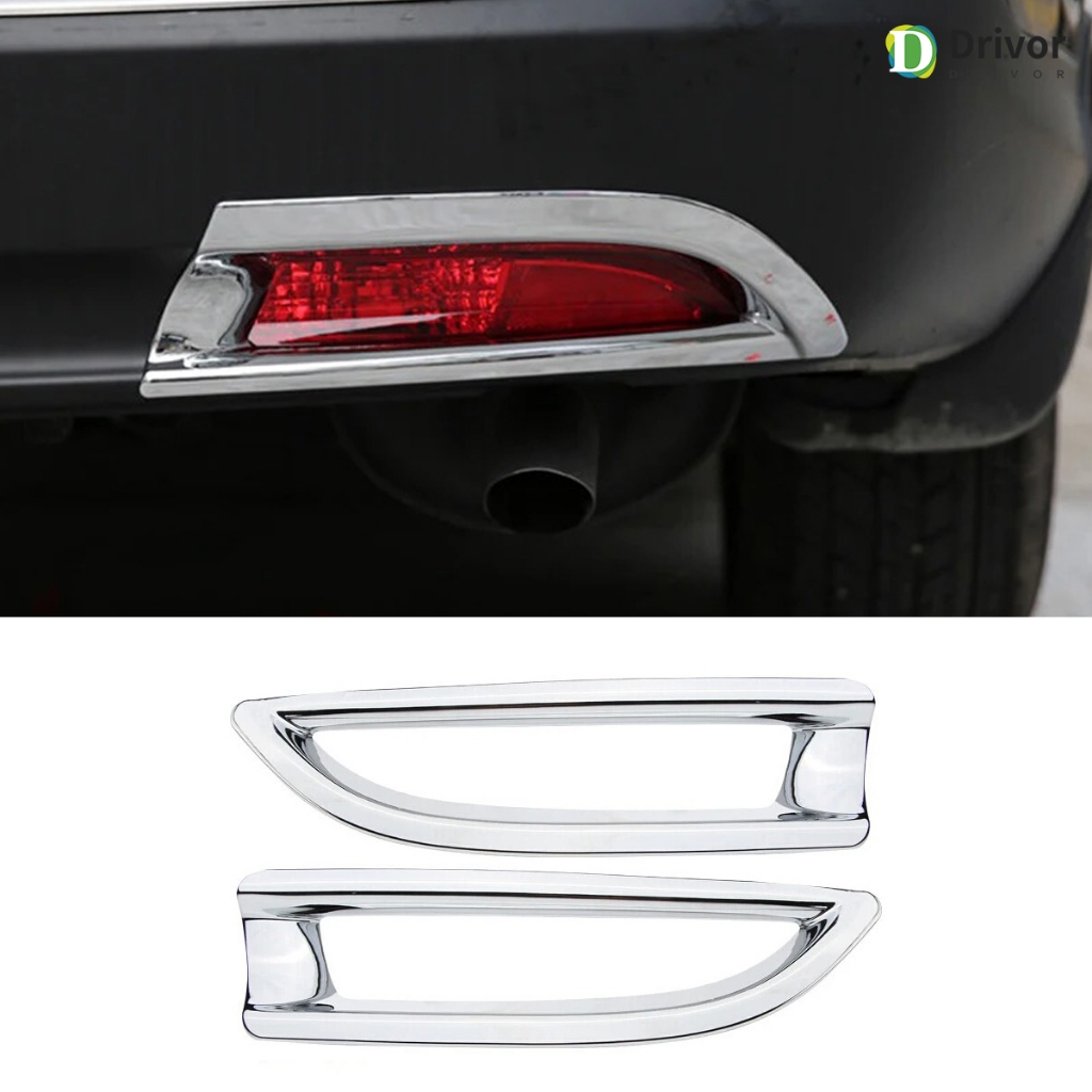 Honda CRV CR-V 2012 - 2014 ฝาครอบไฟตัดหมอกด้านหลัง Chrome อุปกรณ์เสริมภายนอก
