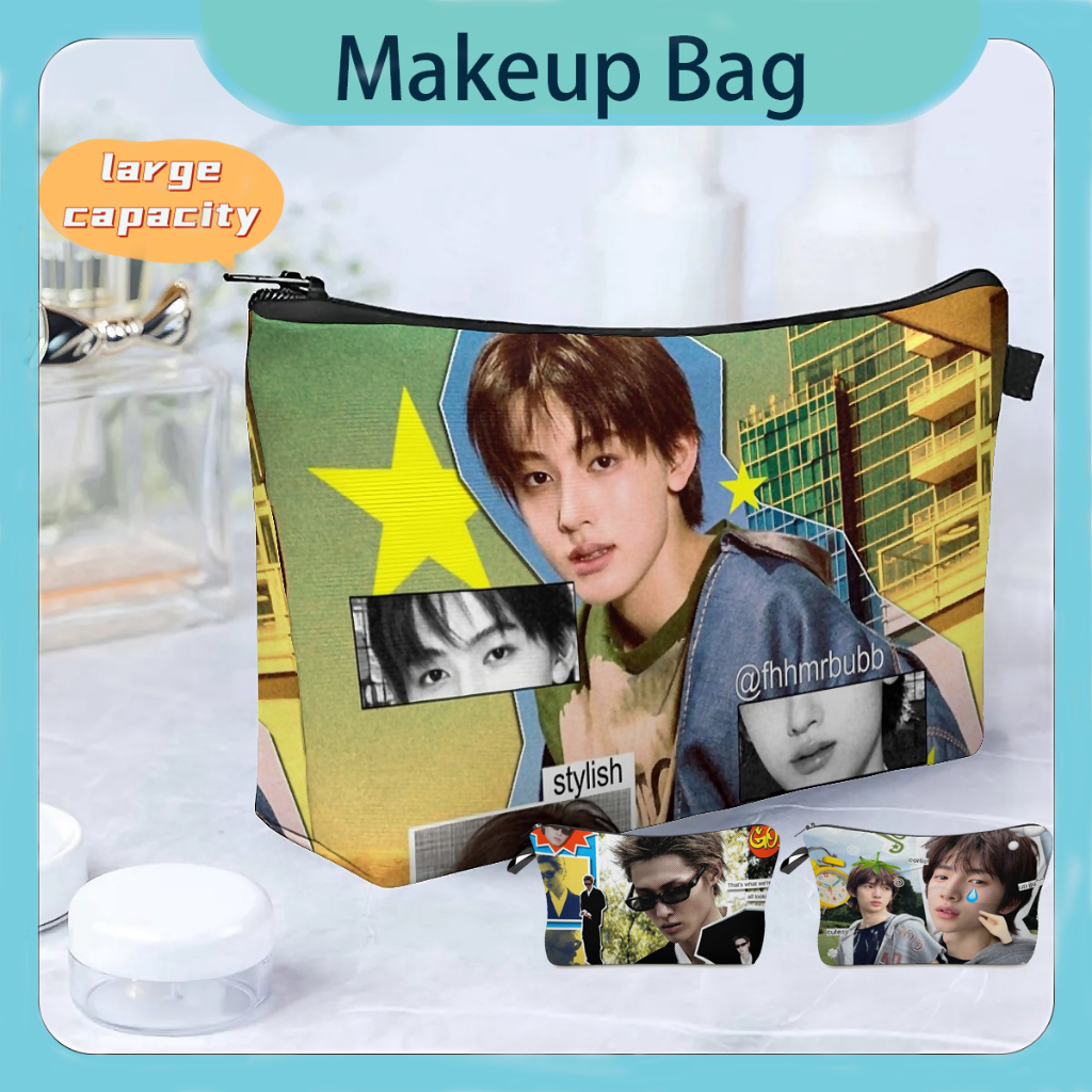 Cortis Juhoon Seonghyeon Martin James กระเป๋าเครื่องสําอางกระเป๋าเดินทางผ้าใบกระเป๋าแต่งหน้ากระเป๋าส