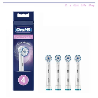 หัวแปรงเติมเปลี่ยนแปรงสีฟันไฟฟ้า Oral b EB60 Sensitive Clean 4&8 ชิ้น