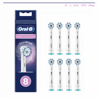 หัวแปรงเติมเปลี่ยนแปรงสีฟันไฟฟ้า Oral b EB60 Sensitive Clean 4&8 ชิ้น