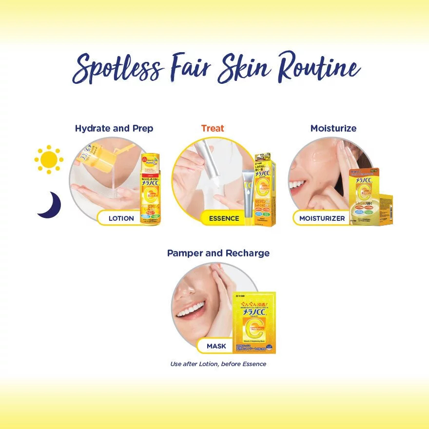 【LOFT】Rohto Melano CC Vitamin C Essence /Vitamin C Brightening Essence 20ml | ลดจุดด่างดำ ใบหน้ากระจ่างใส เรียบเนียนอย่างเป็นธรรมชาติ - รูปที่ 6