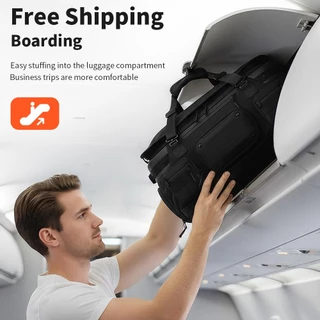 OZUKO Travel Duffle Bag ความจุขนาดใหญ่รองเท้ากันน้ํากลางแจ้งช่องยิมกระเป๋ากีฬา