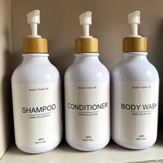 ห้องน้ําตู้ทําสบู่รีฟิลแชมพูเจลอาบน้ําขวดตู้ทําสบู่ชนิดกดขวด…