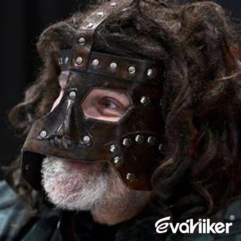 Mankind Mick Foley หน้ากากคลาสสิกมวยปล้ําฮาโลวีนเครื่องแต่งกายปีศาจน่ากลัว Carnival Party คอสเพลย์ W