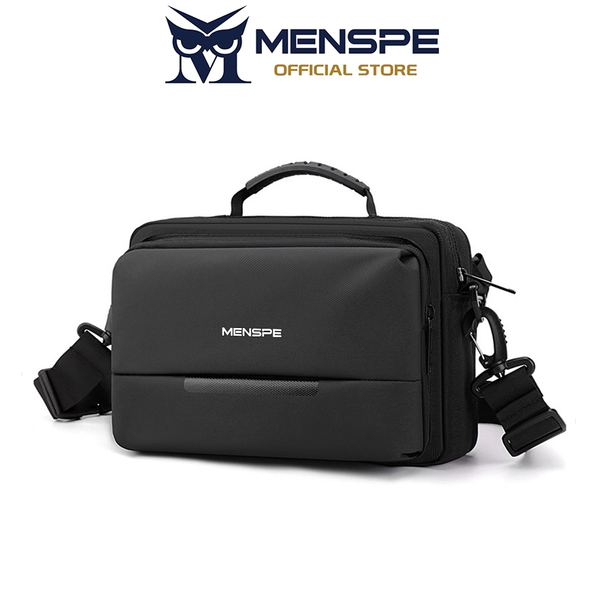 MENSPE Cross Body กระเป๋า Messenger กระเป๋าสะพายความจุขนาดใหญ่กระเป๋าลําลองกันน้ําสําหรับกีฬา