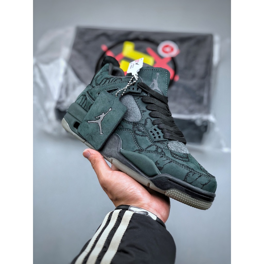 Air Jor-dan AJ4 "Black" 日日联名黑