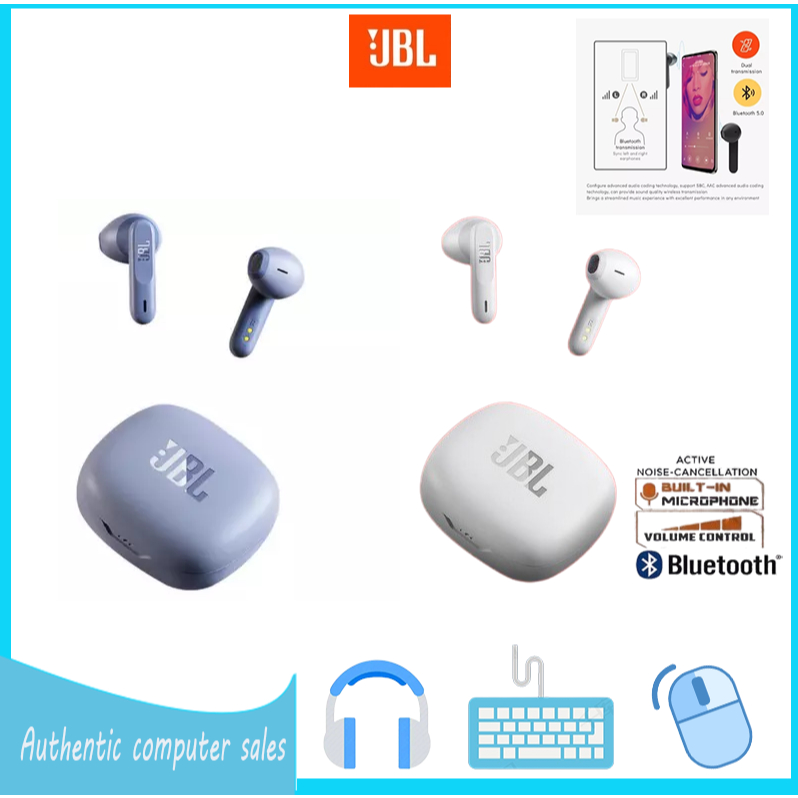 JBL Wave300 TWS True Wireless Bluetooth 5.2 หูฟังชุดหูฟังสเตอริโอสปอร์ต 3D