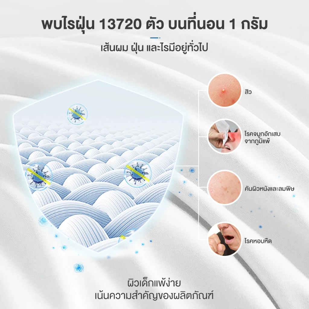 Simplus เครื่องกำจัดไรฝุ่น CMYH004 14000pa thumbnail 4
