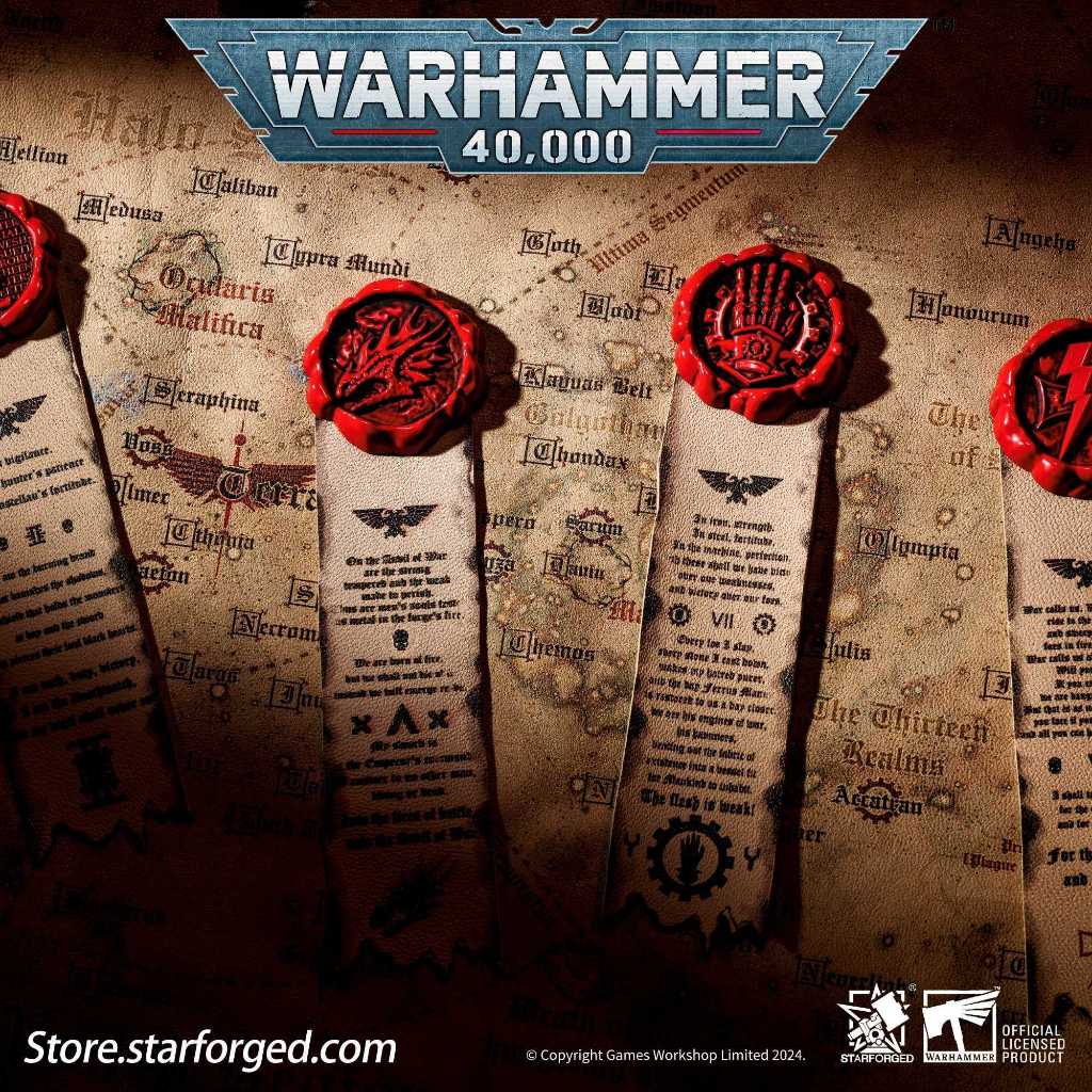 ✨Warhammer 40K Merchandise Salamander White Scar Death Watch Pure Mark Set