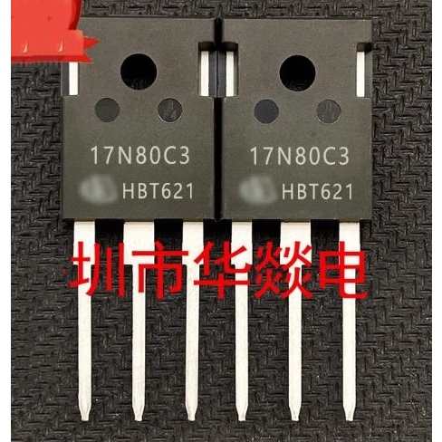 2pcs Original 17N80C3 SPW17N80C3 TO-247 800V 17A ทรานซิสเตอร์