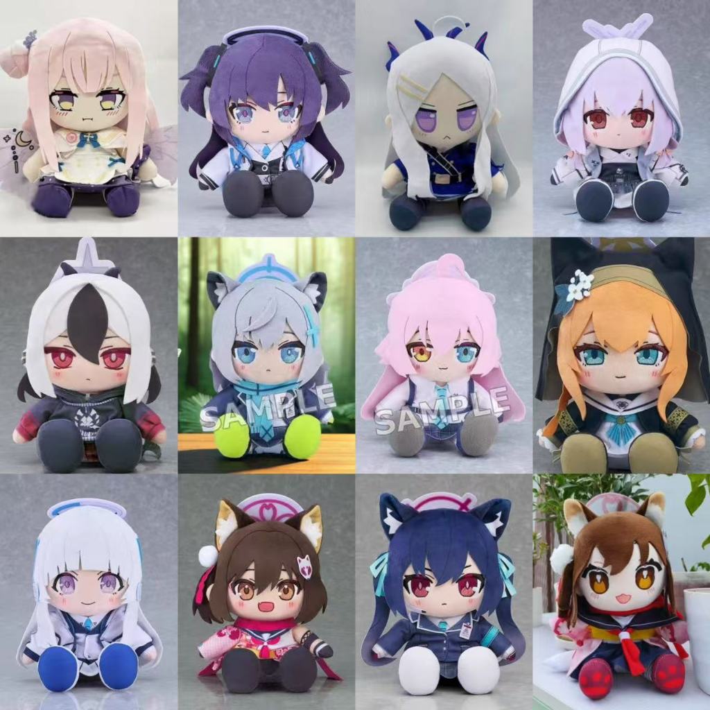 Blue Archive Yuuka Shiroko รุ่น จำกัด ตุ๊กตาตุ๊กตาคอลเลกชันตุ๊กตาเหมาะสำหรับของขวัญวันเกิดตกแต่ง