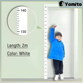 YM ที่วัดความสูงเด็ก สติ๊กเกอร์ส่วนสูง แบบติดผนัง ยาว 2 m สีขาว/สีใส Height sticker