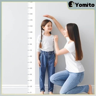YM ที่วัดความสูงเด็ก สติ๊กเกอร์ส่วนสูง แบบติดผนัง ยาว 2 m สีขาว/สีใส Height sticker