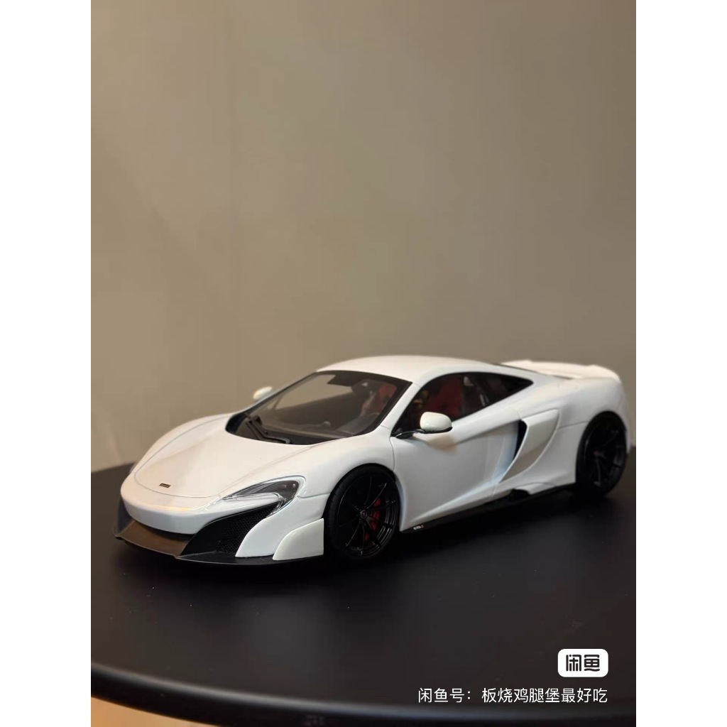 จิงซาง 1/18 | McLaren McLaren 675LT โมเดลรถอัลลอย, ประตูไม่สามารถขับรถเต่า