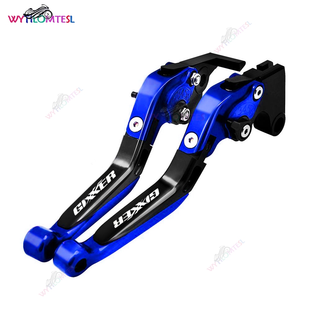 สําหรับ Suzuki Gixxer 150 GIXXER 155 GIXXER 150 Fi CNC อลูมิเนียมรถจักรยานยนต์คลัทช์เบรคคันโยกพับปรั