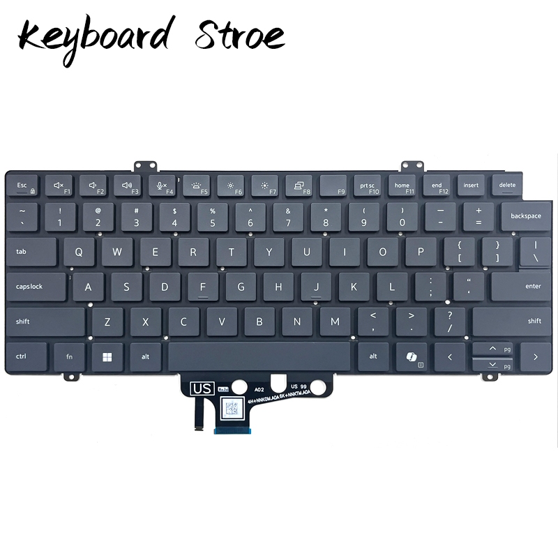 สําหรับ Dell Pro 14 PB14250 PB14255 PC14250 PC14255 P193G P199G P200G แป้นพิมพ์แล็ปท็อป