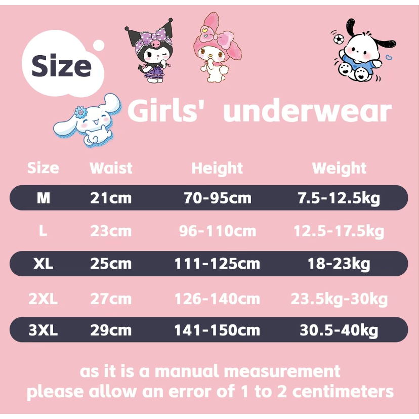 ชุดบราและกางเกงใน 4 ชิ้นสำหรับเด็กผู้หญิงวัยเตาะแตะ - พิมพ์ลายการ์ตูนน่ารัก ผ้านุ่มสบาย - รูปที่ 5