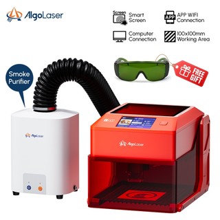 2025 AlgoLaser PIXI mini Portable Laser Engraving Machine with Smoke Purifier DIY Cutting Machine
