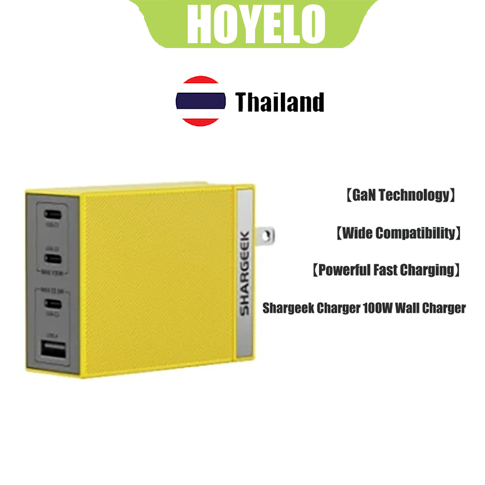 Sharge/Shargeek USB C 100W GaN Wall Charger Multiport Quick Charging Station
