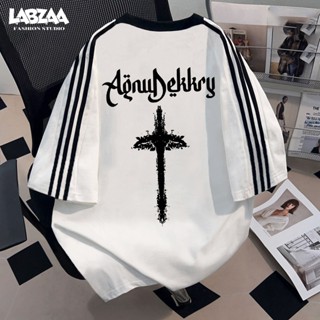 【ส่งด่วนกทม】LABZAA สไตล์เกาหลี🌟แขนสั้น คอกลม เสื้อยืด ใส่สบา…