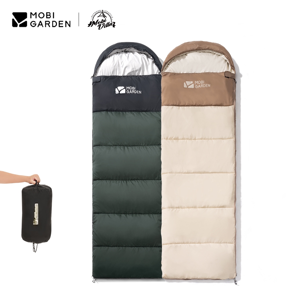 MOBI GARDEN ถุงนอน แบบพกพา สําหรับตั้งแคมป์ เดินป่า กลางแจ้ง สํานักงาน 1.0-1.4kg