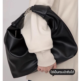 TSR.Men กระเป๋าผู้ชาย หนัง pu มัลติฟังก์ชั่น ความจุขนาดใหญ่ นุ่ม กระเป๋าสะพาย สีทึบ เวอร์ชั่นเกาหลี เรียบง่าย