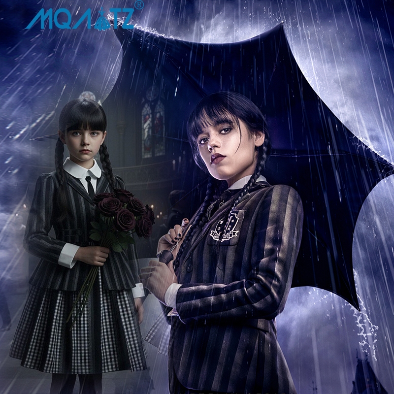 ชุดคอสเพลย์นักเรียนสำหรับเด็ก พร้อมลายแบบฮาโลวีนและปาร์ตี้ YDS006