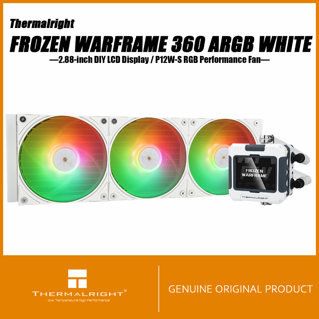 Thermalright FROZEN WARFRAME 360 ARGB WHITE AIO CPU Liquid Cooler FW360 ARGB WHITE
