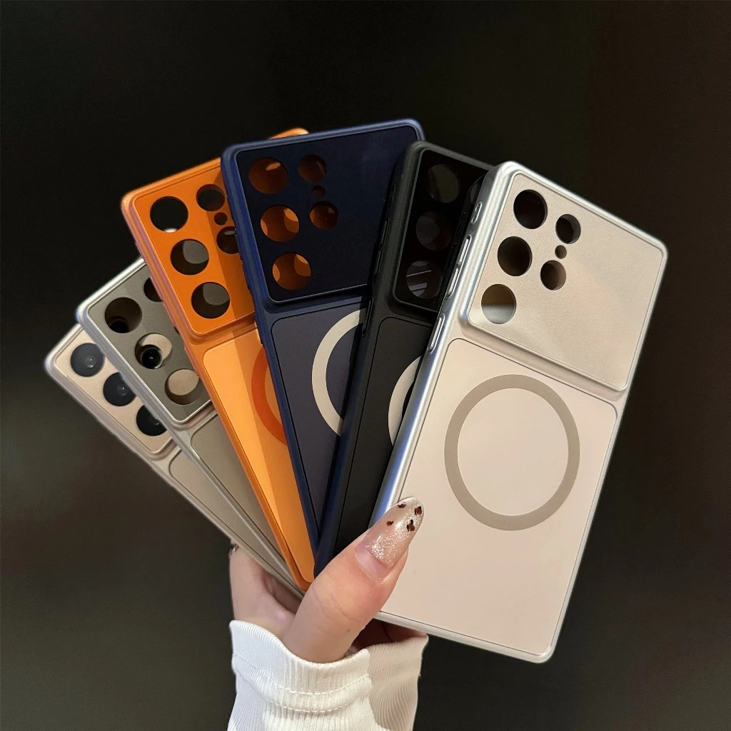 เคสโทรศัพท์แม่เหล็กสําหรับ Samsung S26 Ultra, S25 Ultra, S24 Ultra, S23 – ฝาครอบกันกระแทกพร้อมตัวป้องกันเลนส์, เคสป้องกันสมาร์ทโฟน thumbnail 4