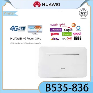Huawei B535-836 Dual-Band 4G/5G CPE WiFi 2.4GHz และ 5GHz Hotspot ซิมการ์ดเราเตอร์พร้อมพอร์ตอีเธอร์เน็ต 4 พอร์ต 300Mbps