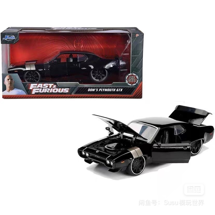 Jiada 1/24 Speed and Passion 8 (รถโดนัลด์) Plymouth GTX