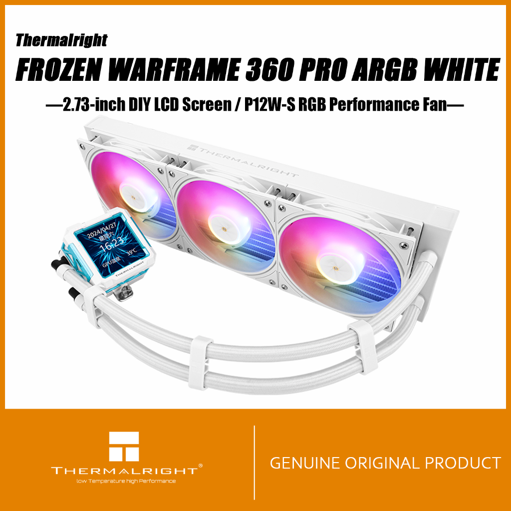 Thermalright FROZEN WARFRAME 360 PRO ARGB WHITE AIO CPU LIQUID COOLER FW360 PRO ARGB WHITE