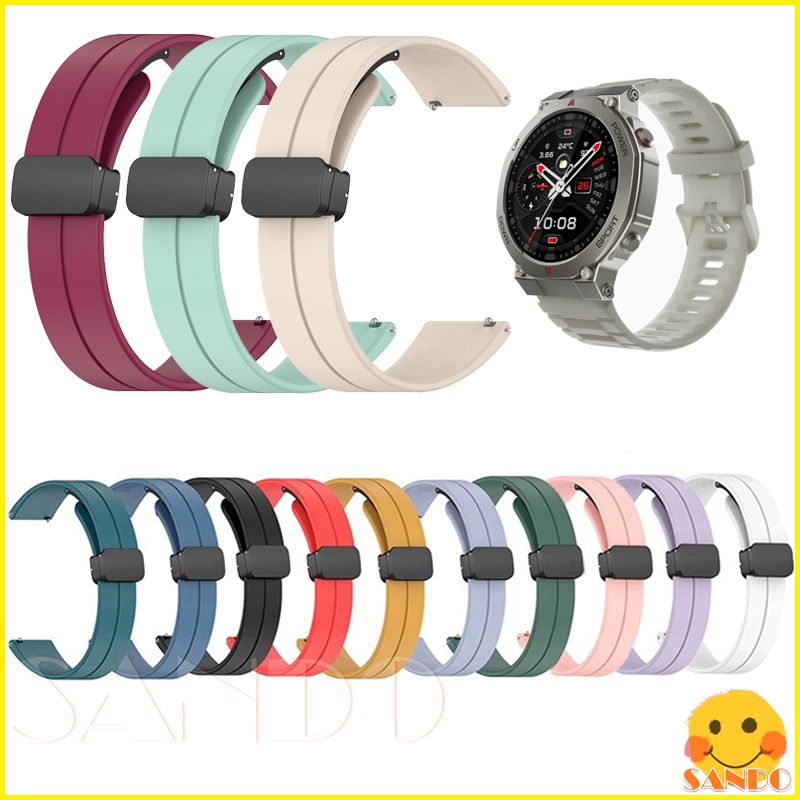 สาย Black Shark GS3 Ultra Smart Watch หัวเข็มขัดพับแม่เหล็กสายซิลิโคนอ่อนนุ่ม Black Shark GS3 Sport 