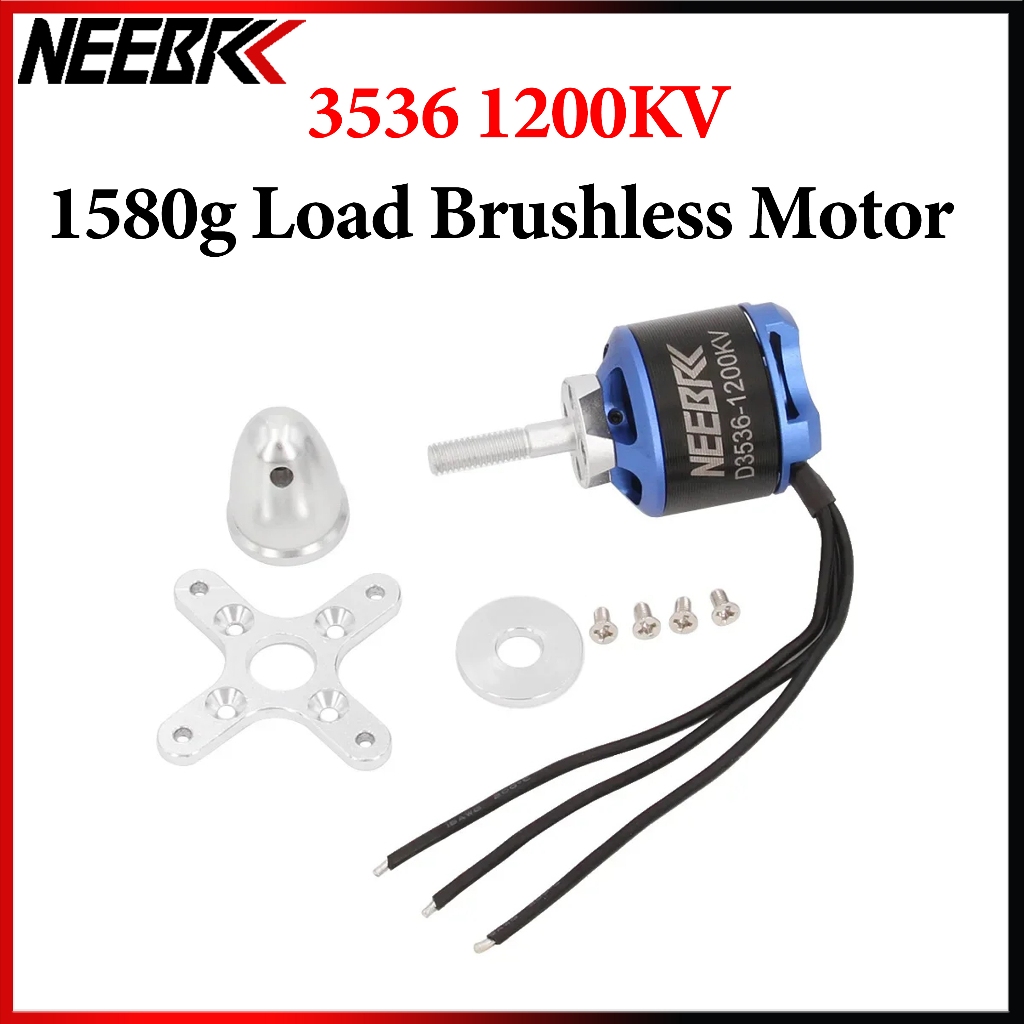 NEEBRC 3536 1200KV 2-4S 1580g โหลดมอเตอร์ไร้แปรงสําหรับปีกคงที่เครื่องบิน Skysurfer เครื่องร่อนอะไหล