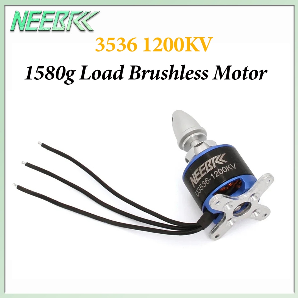 NEEBRC 3536 1200KV 2-4S 1580g โหลดมอเตอร์ไร้แปรงสําหรับ RC FPV Drone Fixed-wing Quadcopter เฮลิคอปเต