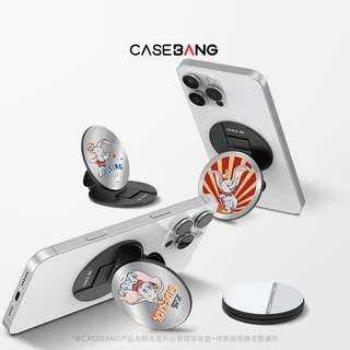Casebang Phone Grip4.0 Magnetic Compatible, โครงสร้างแม่เหล็กที่ถอดออกได้, ที่วางโทรศัพท์พร้อมดีไซน์น่ารัก
