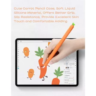 แครอทน่ารักสําหรับ Xiaomi Focus Pro ปากกาสไตลัสฝาครอบป้องกันแขน Xiaomi Pad 8 8pro ปากกาสไตลัสผิว