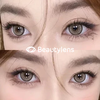 【ค่าสายตา：0~-8.00】KSSEYE คอนเทคเลนส์รายเดือน 14.5 มม. (Diamond Sugar Brown) คอนเทคเลนส์ตาใหญ่ 1 คู่