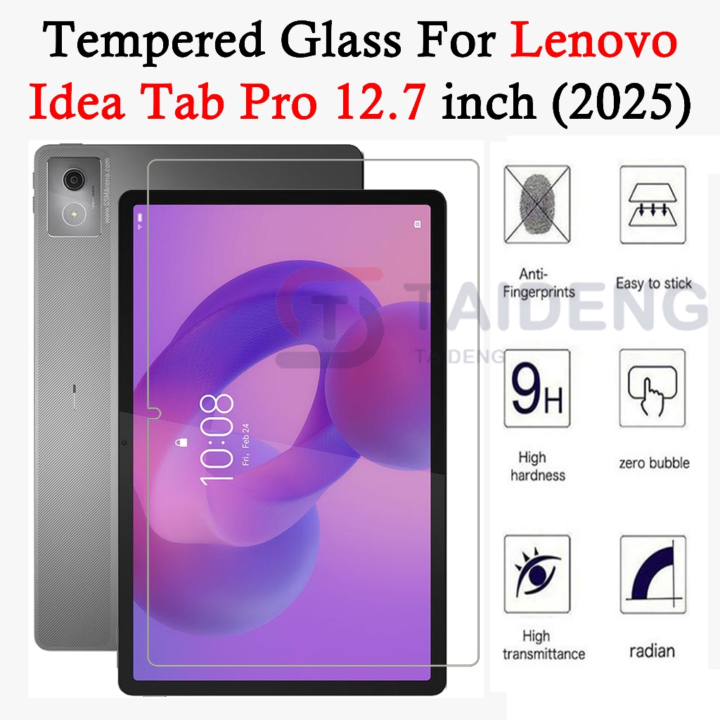 สําหรับ Lenovo Idea Tab Pro 12.7 9H กระจกนิรภัย i HD ป้องกันหน้าจอ Guard Xiaoxin Pad Pro TB373FU TB3