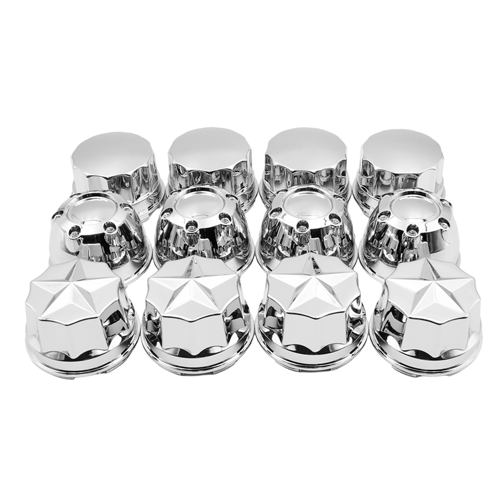 4 ชิ้น/ล็อตตกแต่ง Hub Cap Electroplating ฝุ่น Fit สําหรับ 8 "10 "12" 14 "ล้อแม็กล้อขอบ ATV Go Kart UTV Buggy Quad จักรยาน