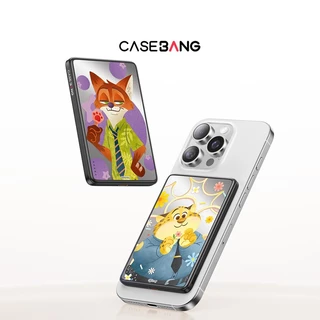 [CCC&มอก]CASEBANG พาวเวอร์แบงค์แม่เหล็กแบบพกพา 5000mAh ชุดแบตเตอรี่แม่เหล็กบางเฉียบสําหรับ iPhone