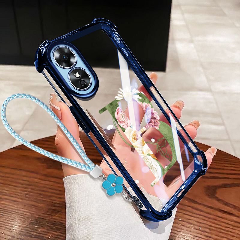 YBDเคสโทรศัพท์สําหรับOPPO A38 A18 A17 A17K A60 A78 A1X A2X Realme C67 5G 4G Clear Anti Drop Soft She