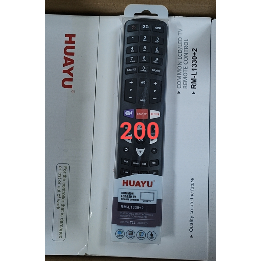 ใหม่ RM-L1330 สําหรับ TCL Denka TV รีโมทคอนโทรล 06-531W53-TY02X