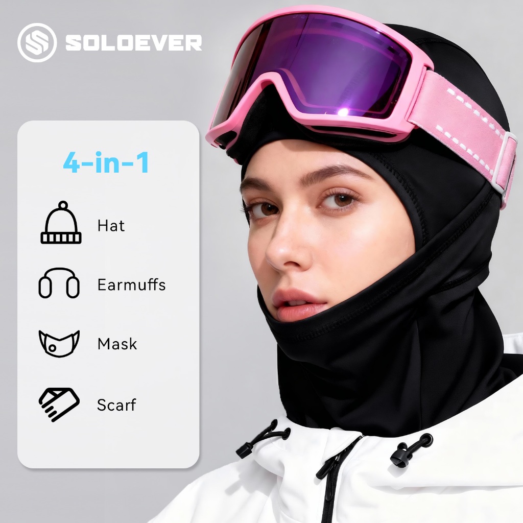 【TH Delivery 】SOLOEVER ผ้าบัฟอเนกประสงค์ กันยูวี อัลติเมท หมวกโม่ง ผ้าโม่ง โม่ง สำหรับขับขี่มอเตอร์ไซด์ ใส่กลางแจ้ง