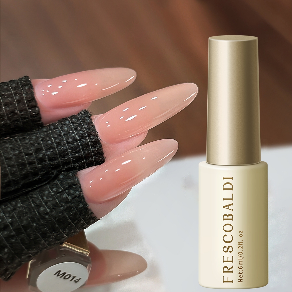 FRESCOBALDI 6ml - ยาทาเล็บเจลสีส้มอมชมพูโปร่งแสงสุดอินเทรนด์ - เงางามติดทนนาน