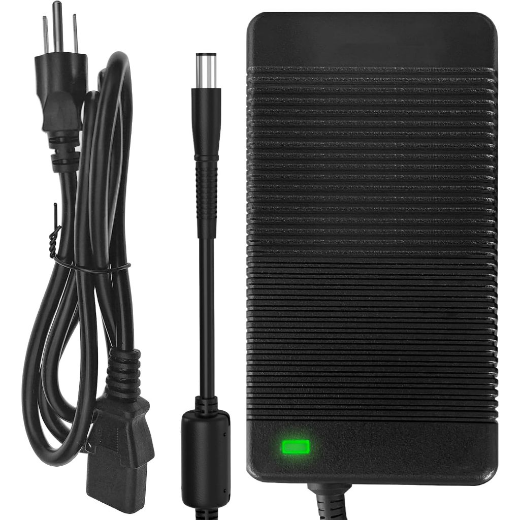 Charger 19.5V แล็ปท็อป 330W 16.9A อะแดปเตอร์ AC สําหรับ Dell Alienware x17 R2, m17 R3 R4, Area-51m R